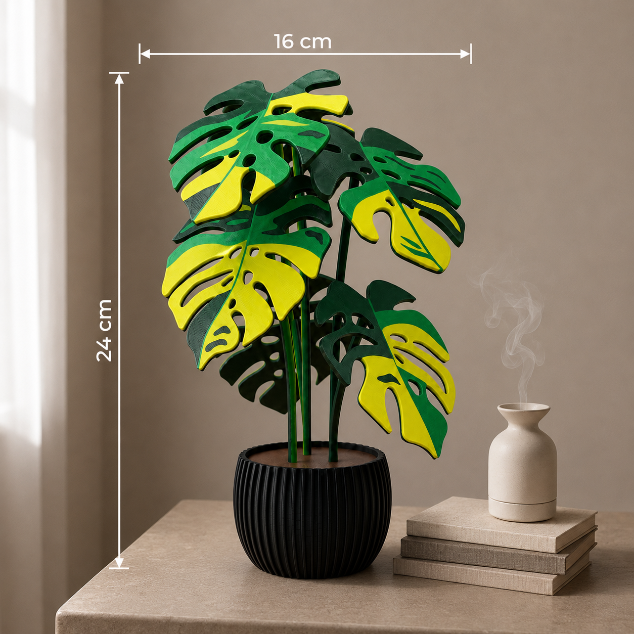 ViverVita™ - Planta Decorativa Monstera con Posavasos Magnéticos